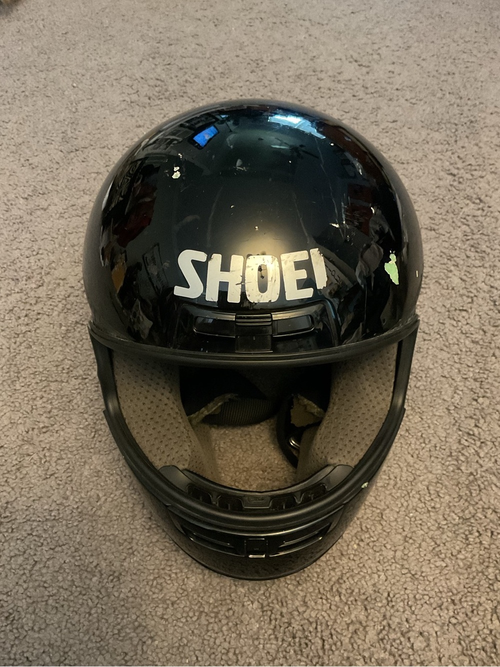 Shoei RF-700 Elite Series Snell Approved Dot Vintage Black Motorcycle Helmet